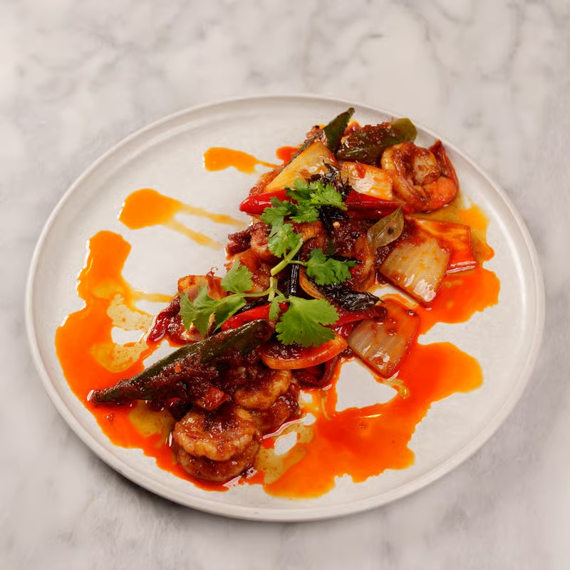 Sambal Tiger Prawns (gfo)